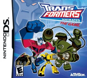 Transformers Animated - The Game (USA) box cover front